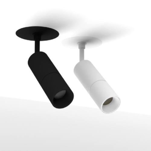 LED SPOT 220V Infälld – 5W 2700K (Svart)