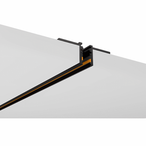 LINE24 - 24V Infälld strömskena för Plana Ytor 1M (Svart)