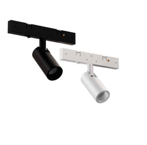 LINE24 - Magnetiska MikroLED-spot 24V 1,5W 3000K (Svart)