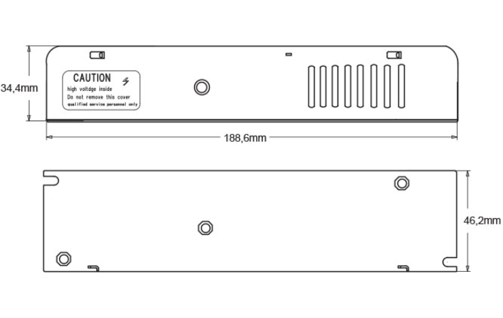 Strömförsörjning / Driver 100W TR24100 24V - Bild 2