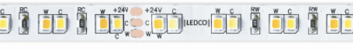Led-Strip – 16W/M - Dynamic White 1800K-6000K - 5M - 10mm - 24V - IP20