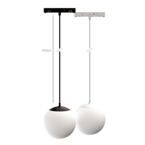 LINE24 - Sfär med Magnetisk Upphängning 24V 7W 3000K (Svart)