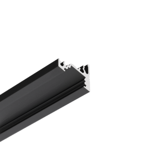 Hörn LED-profil - CORNER10 BC/UX - 1000 - Svart