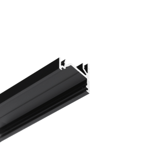 Hörn LED-profil - CORNER12.v2 EF/U - 1000 - Svart