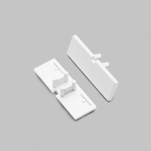 Ändstycke - ARC12 - Vit