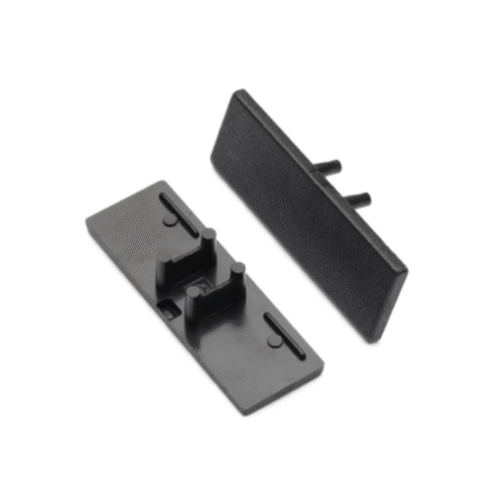 Ändstycke - BACK10 - Svart