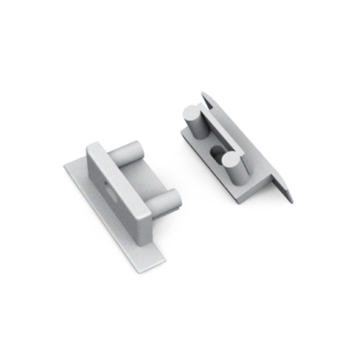 Ändstycke med hål - BEGTIN12 Gen2 SQ - Silver