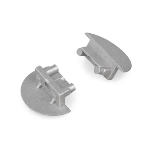 Ändstycke med hål - BEGTIN12 Gen2 - Silver