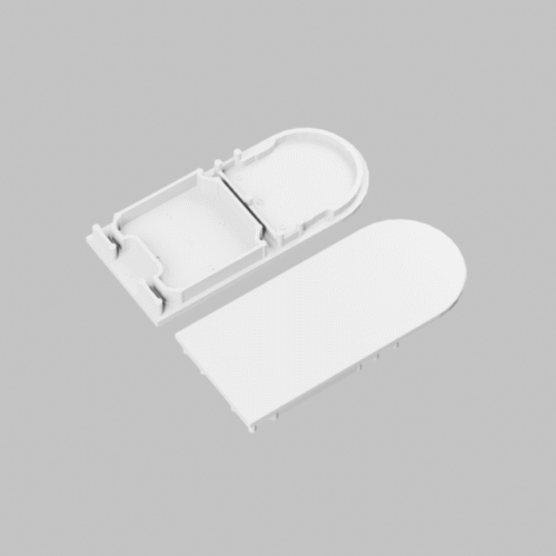 Ändstycke - COMBO30-01A-D9 - Vit