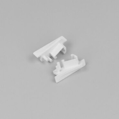 Ändstycke med hål - DIAGONAL10 - Vit