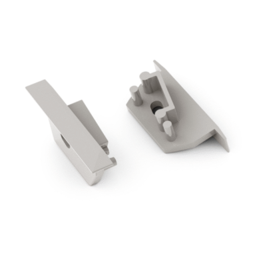 Ändstycke med hål - DIAGONAL14 - Grå