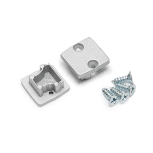 Ändstycke - FLOOR12 - Silver