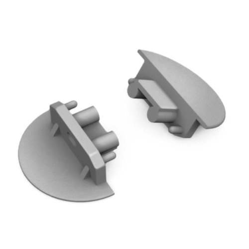 Ändstycke med hål - GROOVE10 Gen2 - Grå