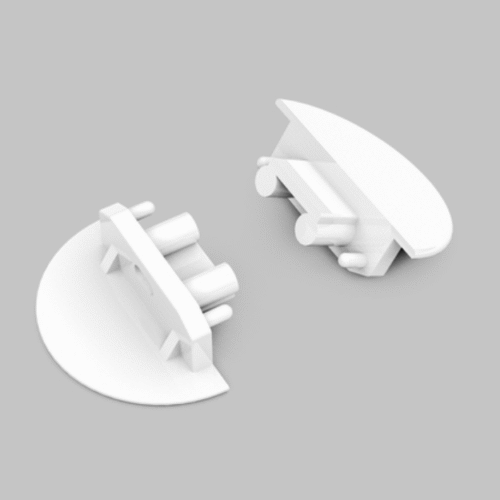 Ändstycke med hål - GROOVE10 Gen2 - Vit