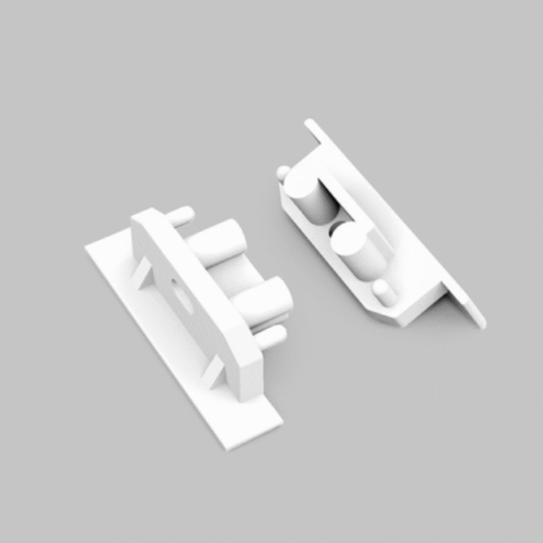 Ändstycke med hål - GROOVE10 Gen2 SQ - Vit