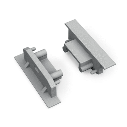 Ändstycke med hål - GROOVE14 Gen2 SQ - Silver