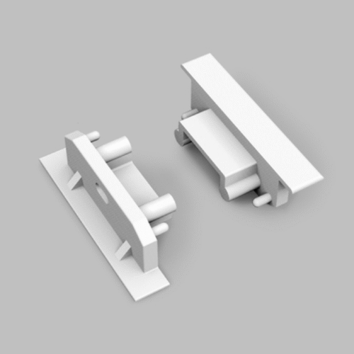 Ändstycke med hål - GROOVE14 Gen2 SQ - Vit