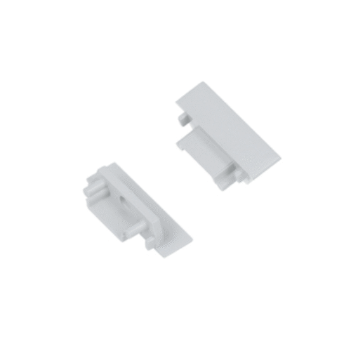 Ändstycke med hål - GROOVE14.v2 - Grå