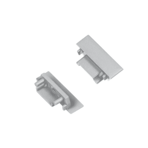 Ändstycke med hål - GROOVE14.v2 - Silver