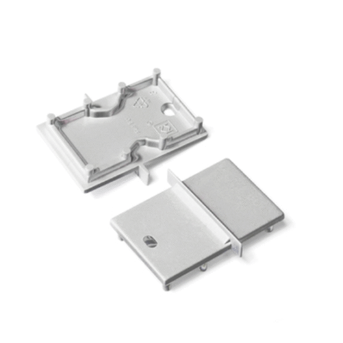 Ändstycke med hål - LINEA-IN20-E7 - Silver