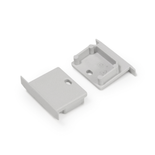 Ändstycke med hål - LINEA-IN20 - Grå