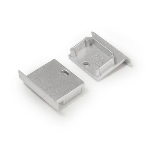 Ändstycke med hål - LINEA-IN20 - Silver