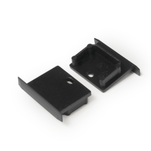 Ändstycke med hål - LINEA-IN20 - Svart