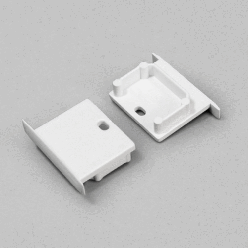 Ändstycke med hål - LINEA-IN20 - Vit