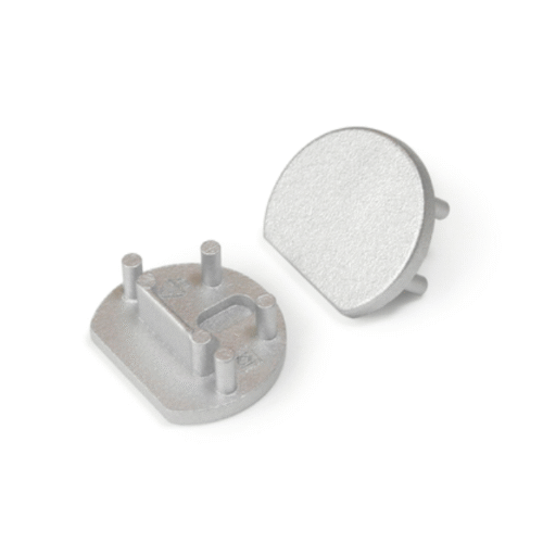 Ändstycke - PEN12 - Silver