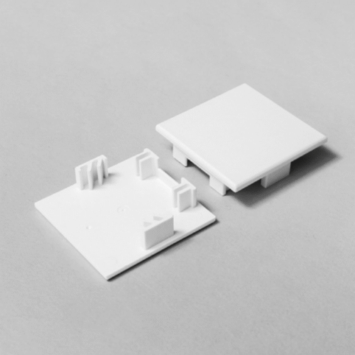 Ändstycke - PHIL53 - Vit