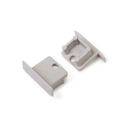 Ändstycke med hål - SMART-IN10 - Grå