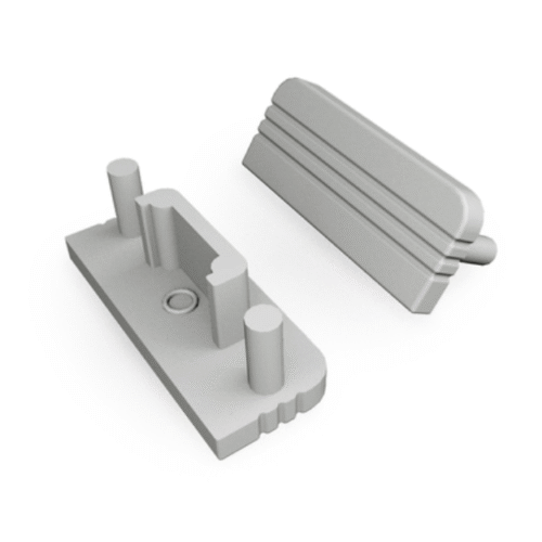 Ändstycke - SURFACE10 - Grå