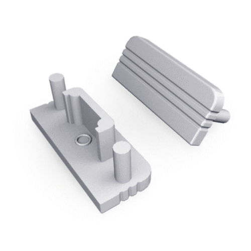 Ändstycke - SURFACE10 - Silver