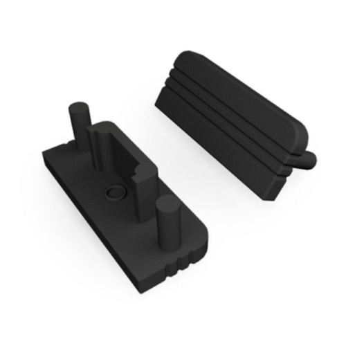 Ändstycke - SURFACE10 - Svart