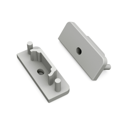 Ändstycke med hål - SURFACE14 - Grå