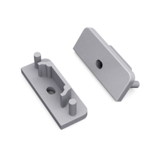 Ändstycke med hål - SURFACE14 - Silver