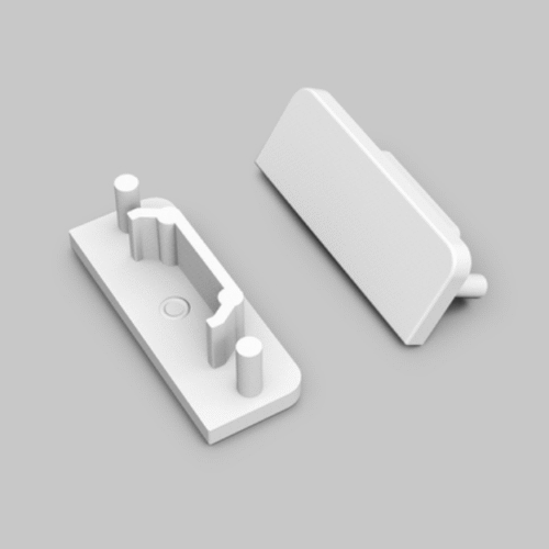 Ändstycke - SURFACE14 - Vit