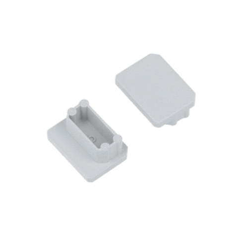 Ändstycke - UNI-TILE12 - Grå