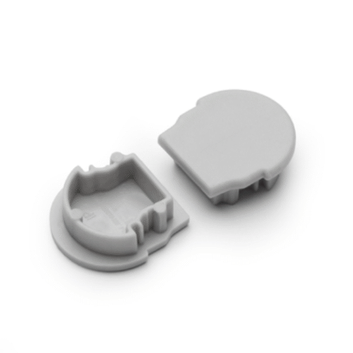 Ändstycke - UNI12 D - Grå