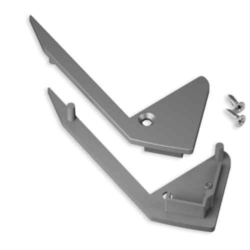 Ändstycke - UP-BOLD12 - Silver