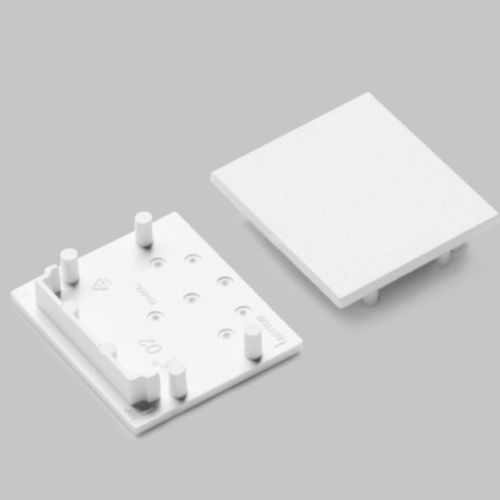 Ändstycke - VARIO30-02 - Vit