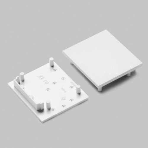 Ändstycke - VARIO30-03 - Vit