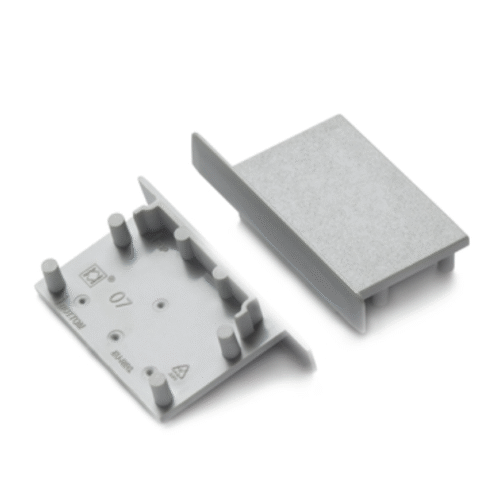 Ändstycke - VARIO30-07 - Grå