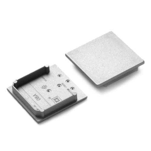 Ändstycke - VARIO30-08A - Silver