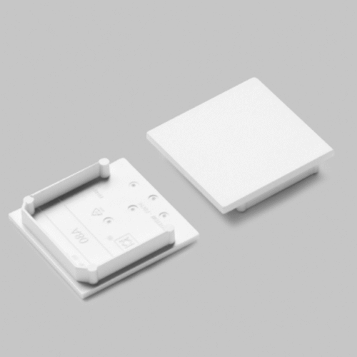 Ändstycke - VARIO30-08A - Vit