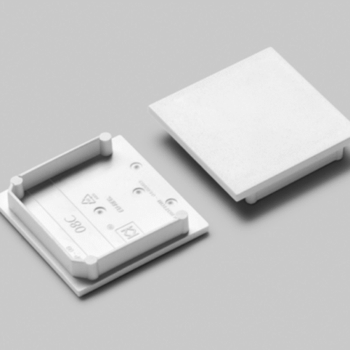 Ändstycke - VARIO30-08C - Vit