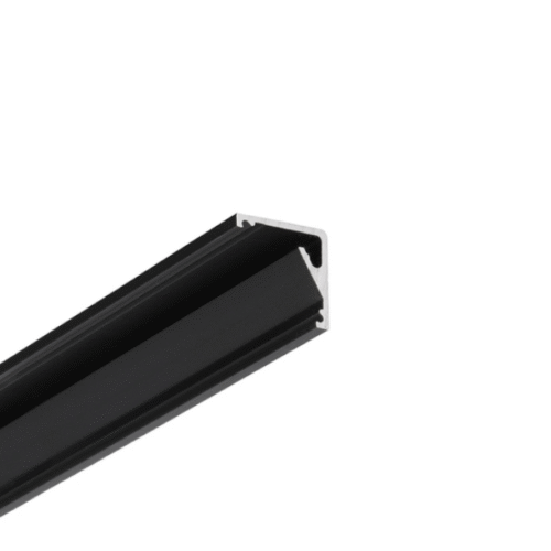Hörn LED-profil - CABI12 D1E - 1000 - Svart