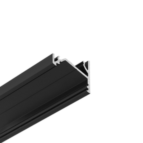 Hörn LED-profil - CORNER16.v2 AC-6/TY - 2000 - Svart