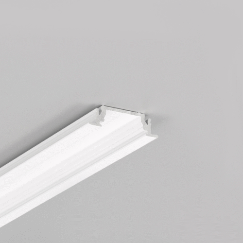 Infälld LED-profil - GROOVE14 EE7F/TY - 1000 - Vit