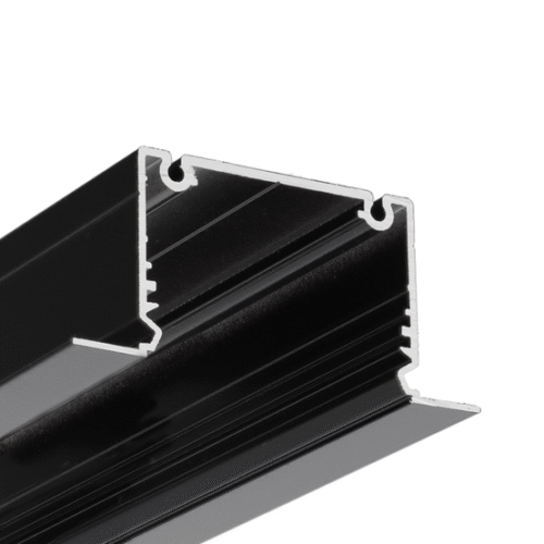 Infälld LED-profil - PHIL Recessed C10 - 1000 - Svart